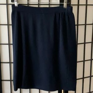 ST JOHN NAVY SKIRT